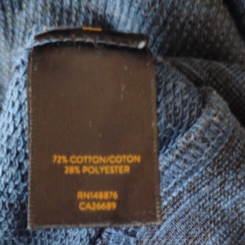 Good Man Brand Men's Navy Crewneck Sweater Size Large - Picture 4 of 6